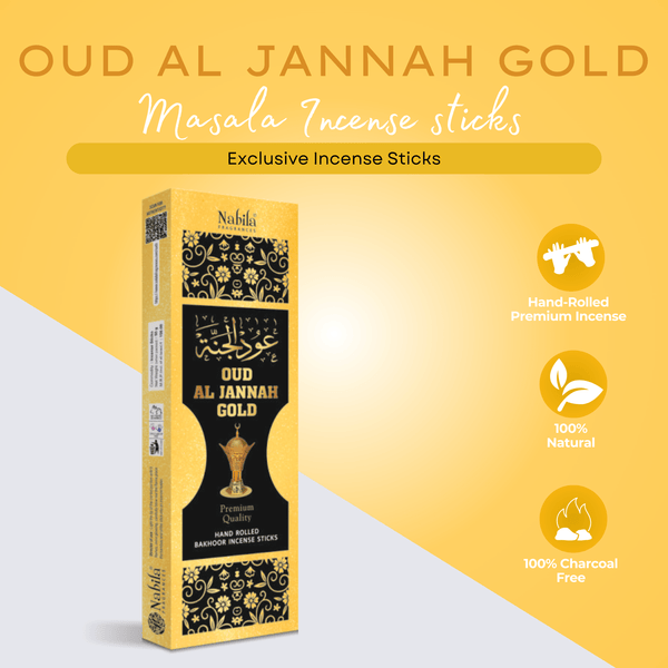 Amreeya Oud Al Jannah Gold Bakhoor Sticks - Pack of 2