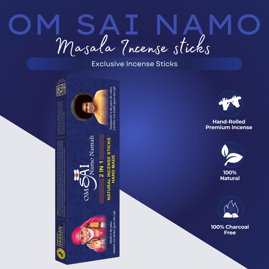 Amreeya Om Sai Namo Namah 2-in-1 Sticks - Pack of 2