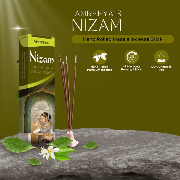 Amreeya Nizam Masala Incense Sticks - 50 Grm