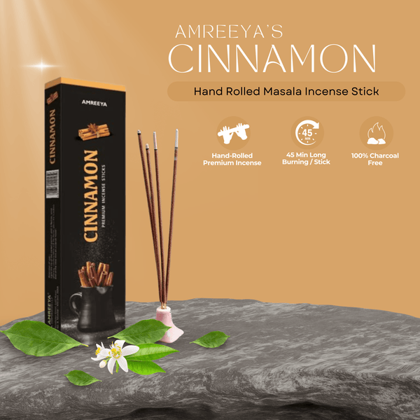 Amreeya Cinnamon Masala Incense Sticks - 50 Grm