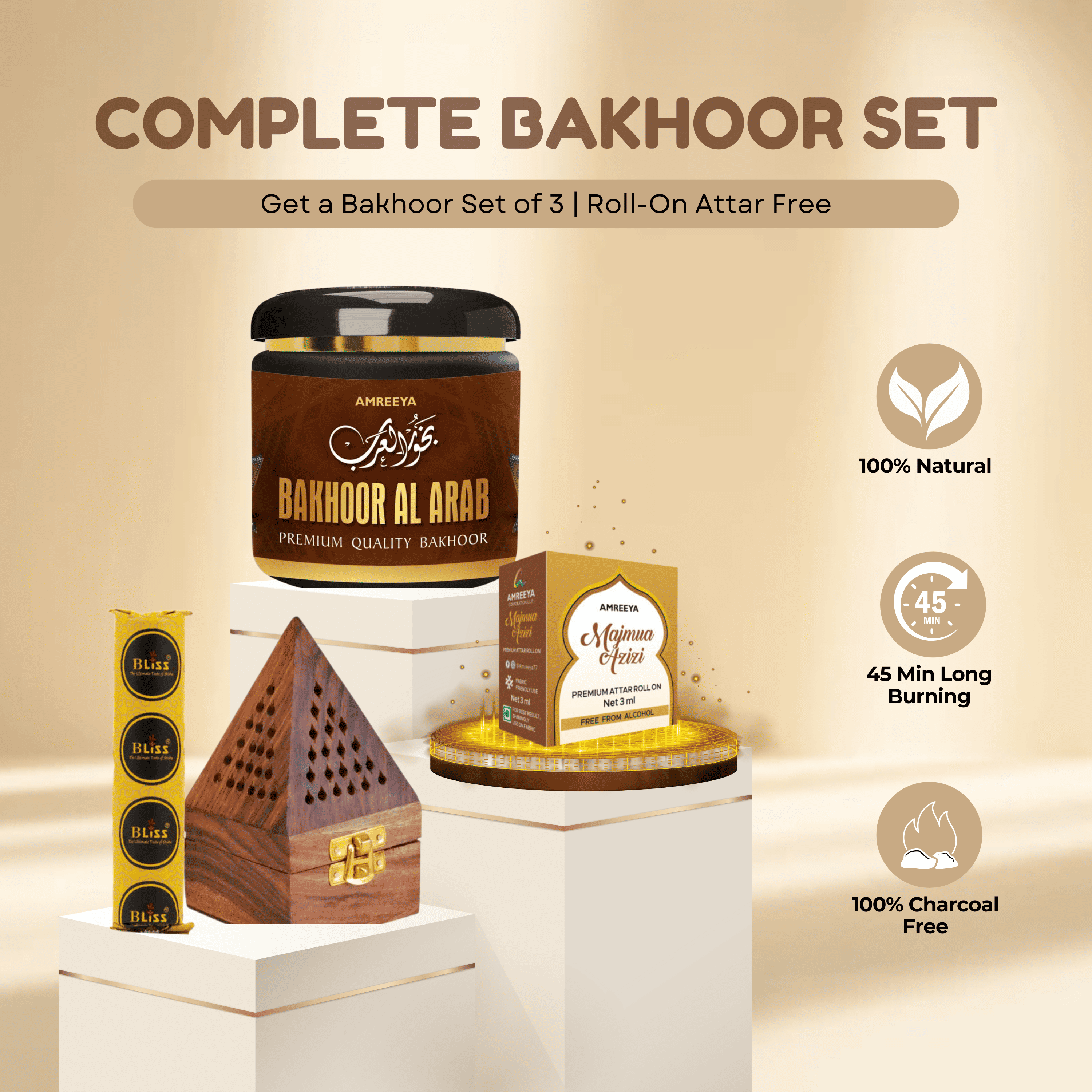 Amreeya’s Premium Bakhoor Experience Set - Aromatic Bliss