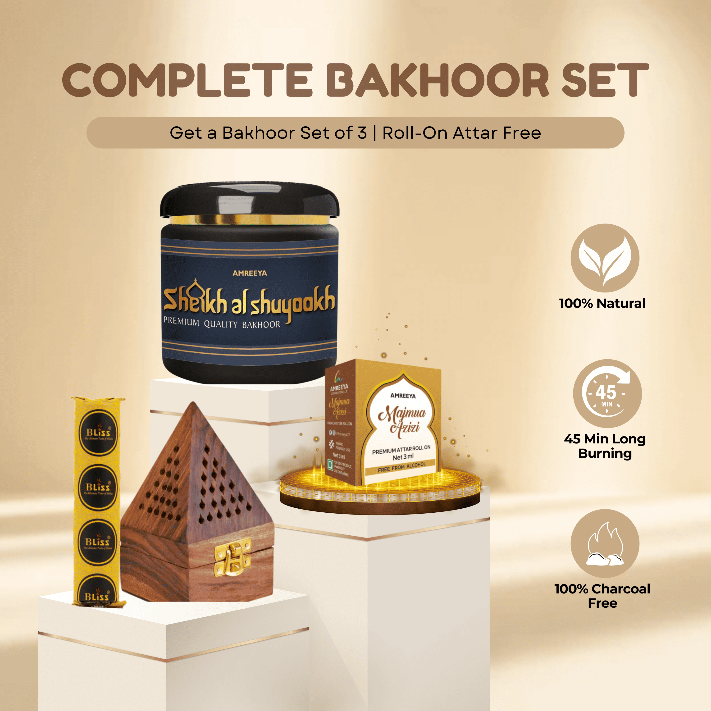 Amreeya’s Premium Bakhoor Experience Set - Aromatic Bliss