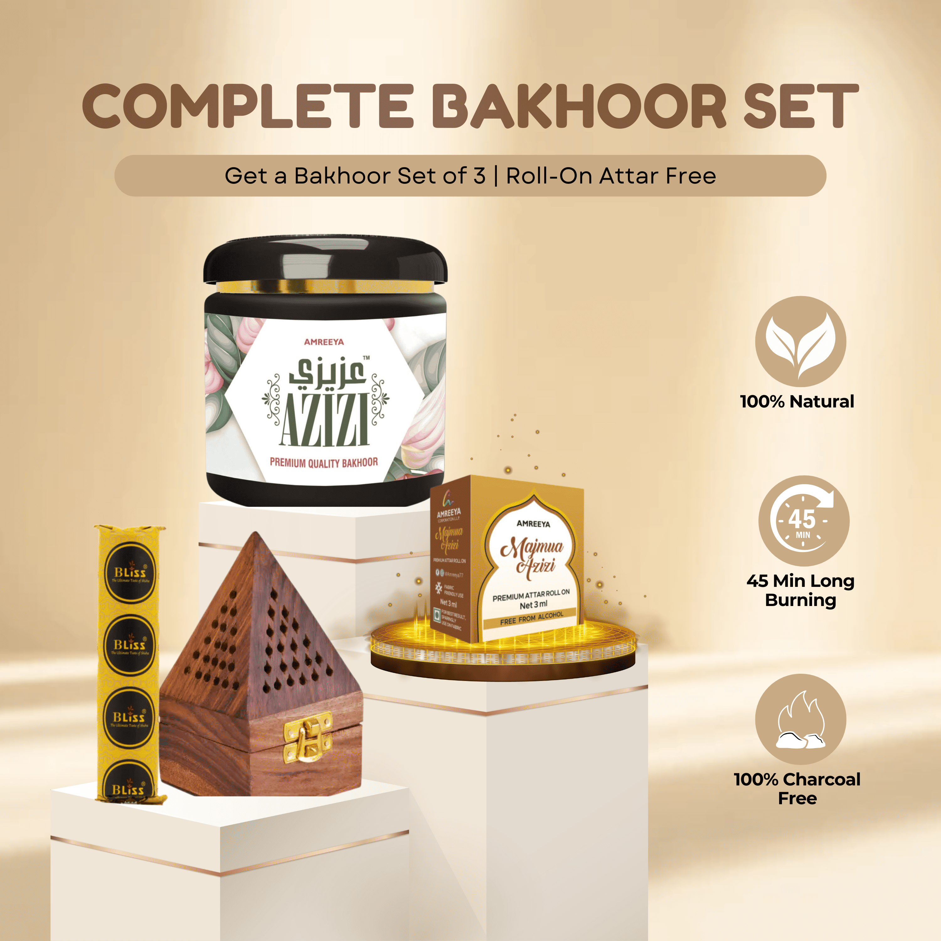 Amreeya’s Premium Bakhoor Experience Set - Aromatic Bliss