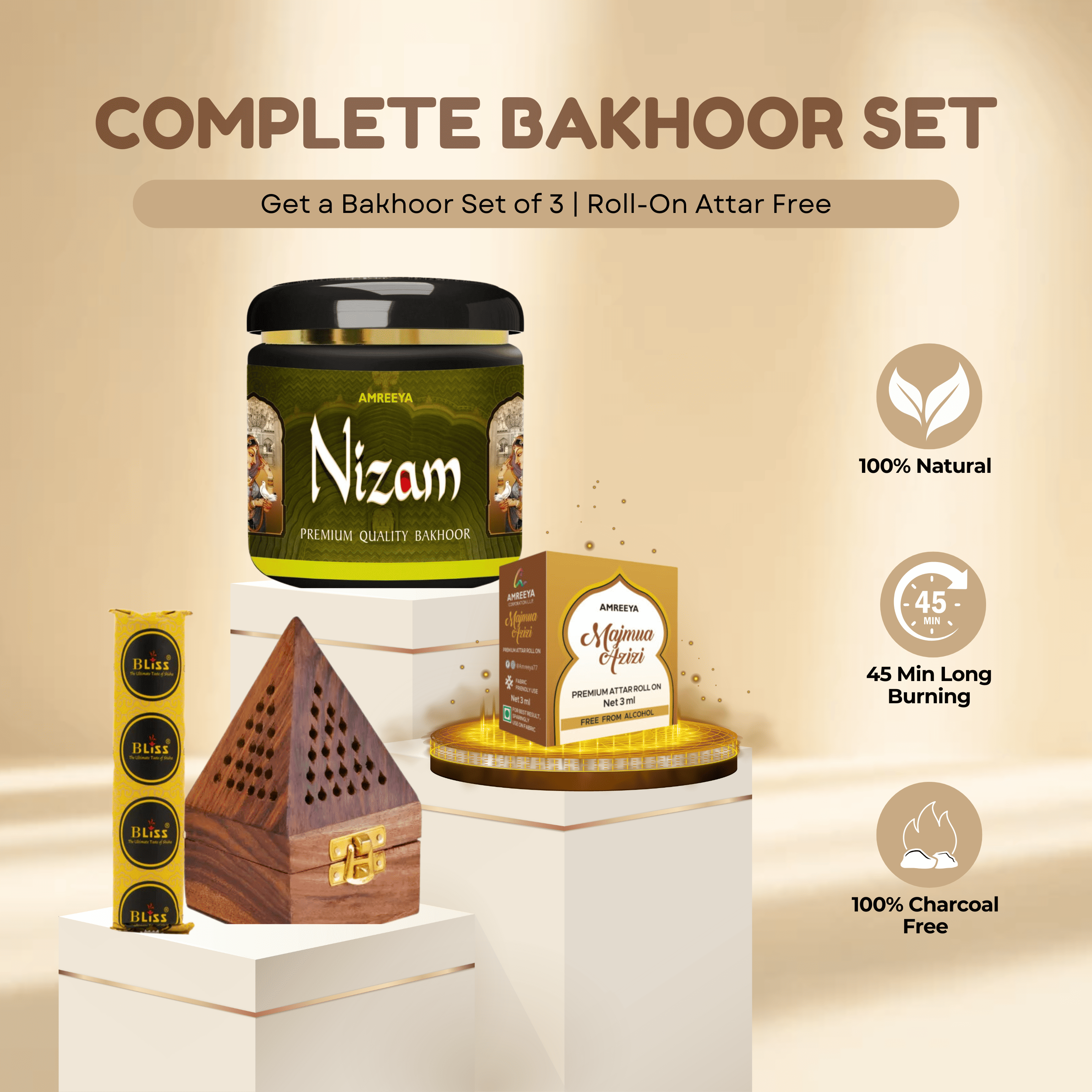 Amreeya’s Premium Bakhoor Experience Set - Aromatic Bliss