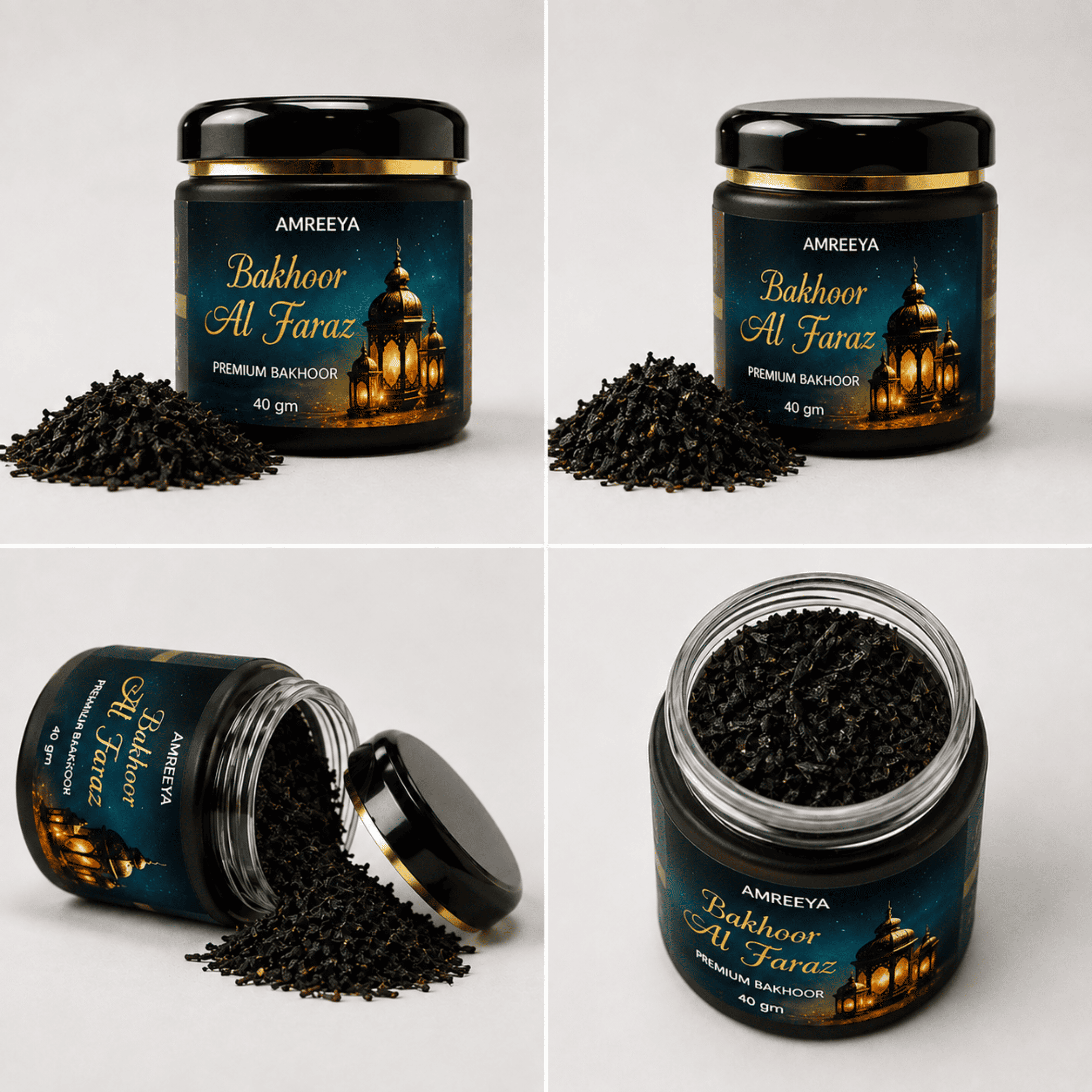Amreeya Bakhoor Al Faraz Premium Bakhoor Chips  Luxury Arabian Fragrance, Handcrafted Oriental Bakhoor, 40g Pack