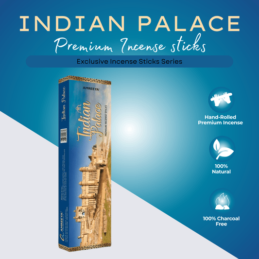 Amreeya Indian Palace Premium Exclusive Incense Sticks – 50g