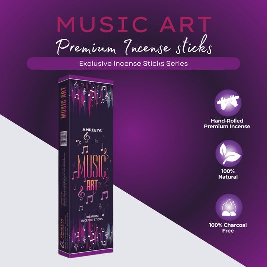 Amreeya Music Art Premium Exclusive Incense Sticks – 50g