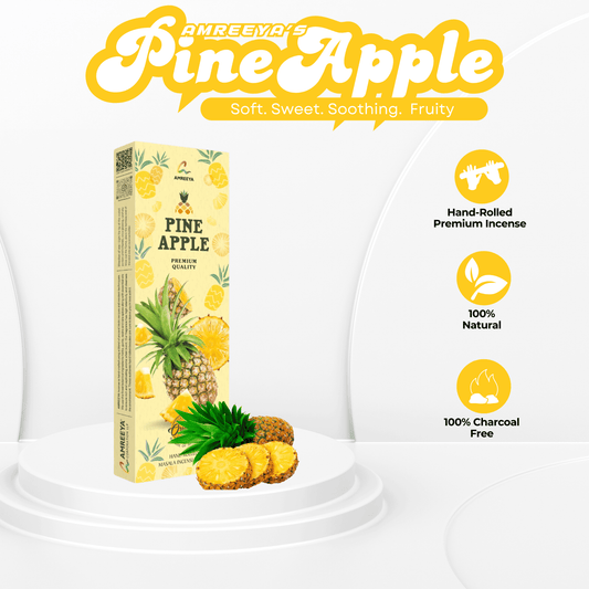Amreeya Pineapple Preimum Incense Sticks - 90 Grm