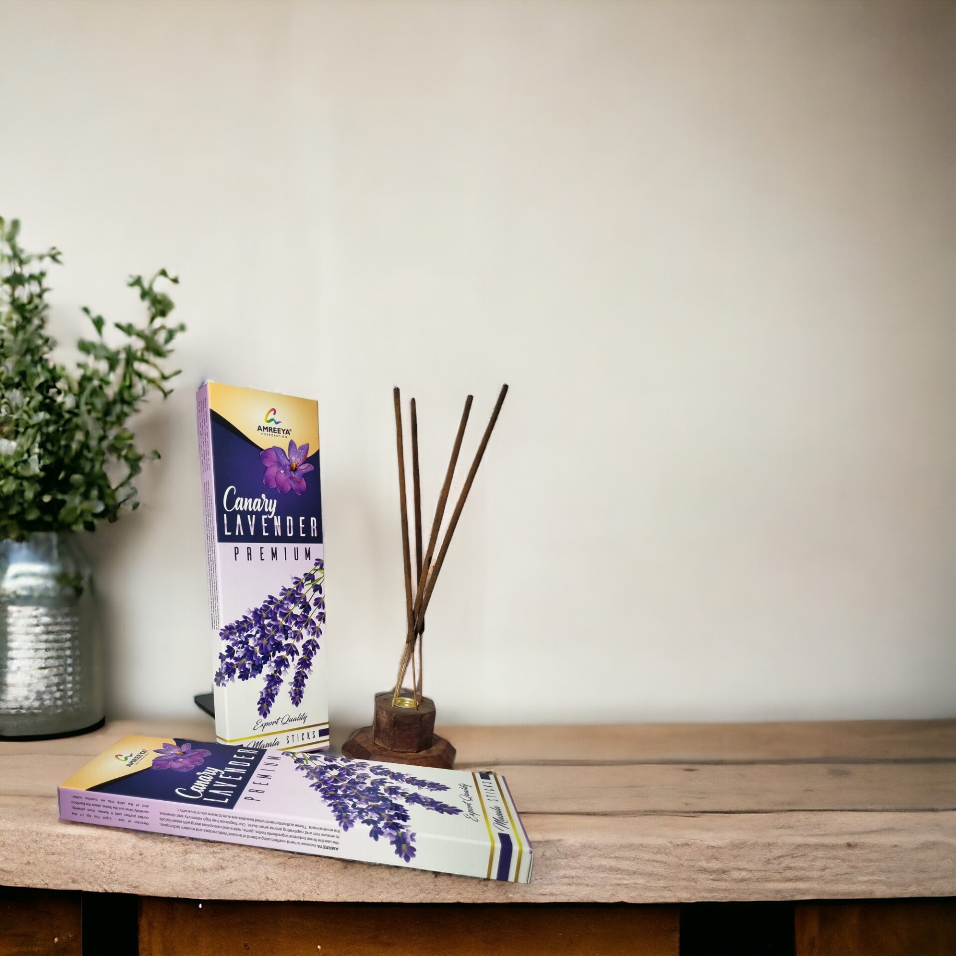 Amreeya Canary Lavender Masala  Incense Sticks - 50 Grm