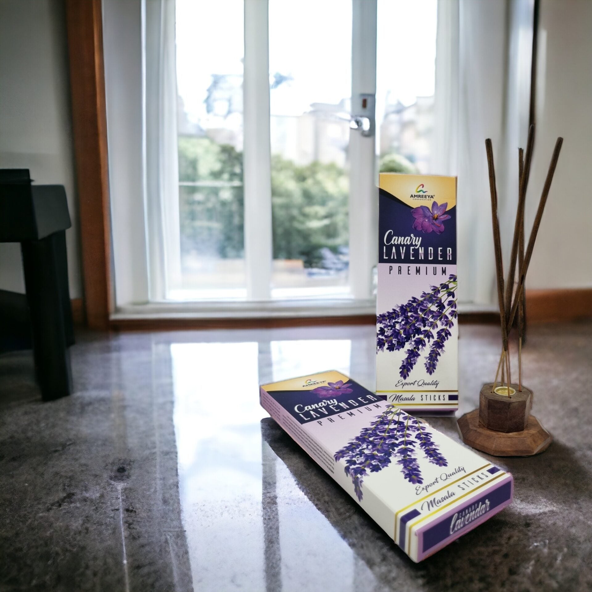 Amreeya Canary Lavender Masala  Incense Sticks - 50 Grm