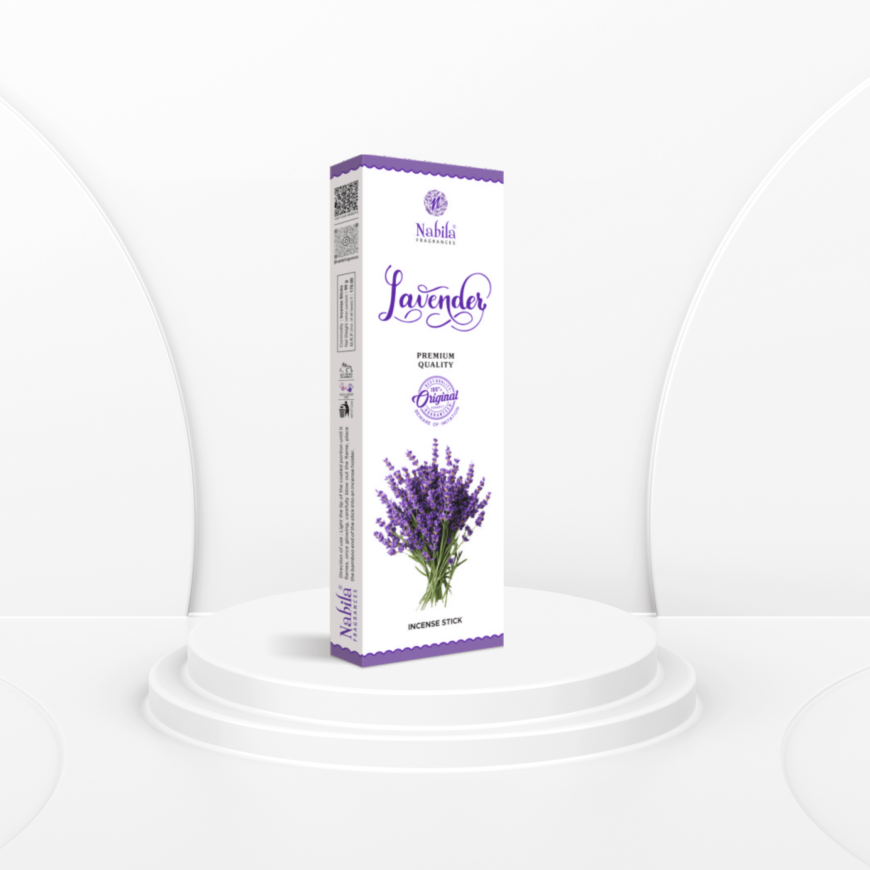 Nabila Lavender Dreams Fine Fragrance Incense Sticks - 90 Grm.