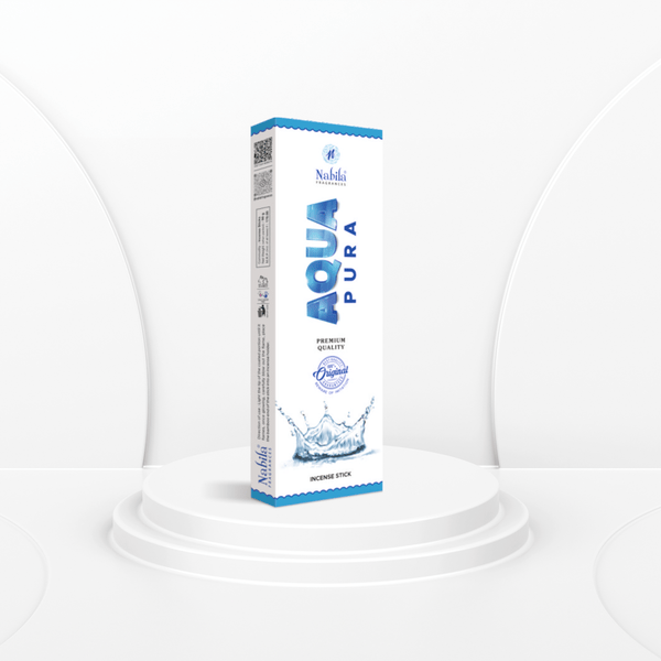 Nabila Aqua Pura Fine Fragrance Incense Sticks - 90 Grm - Pack of 2
