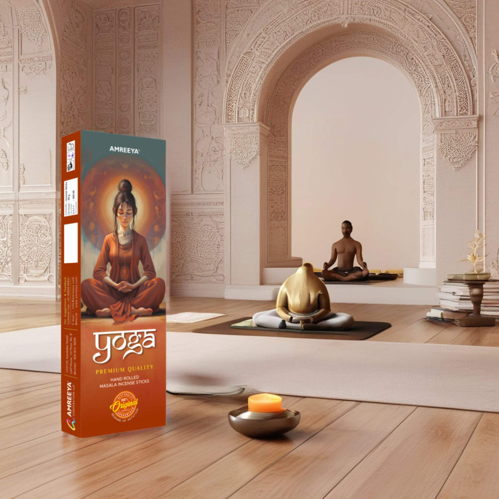 Amreeya Yoga Harmony Masala Incense Sticks.