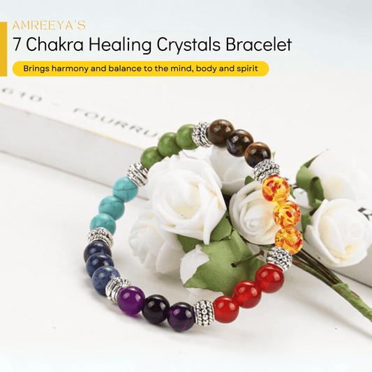 Amreeya 7 Chakra Healing Crystals Bracelet