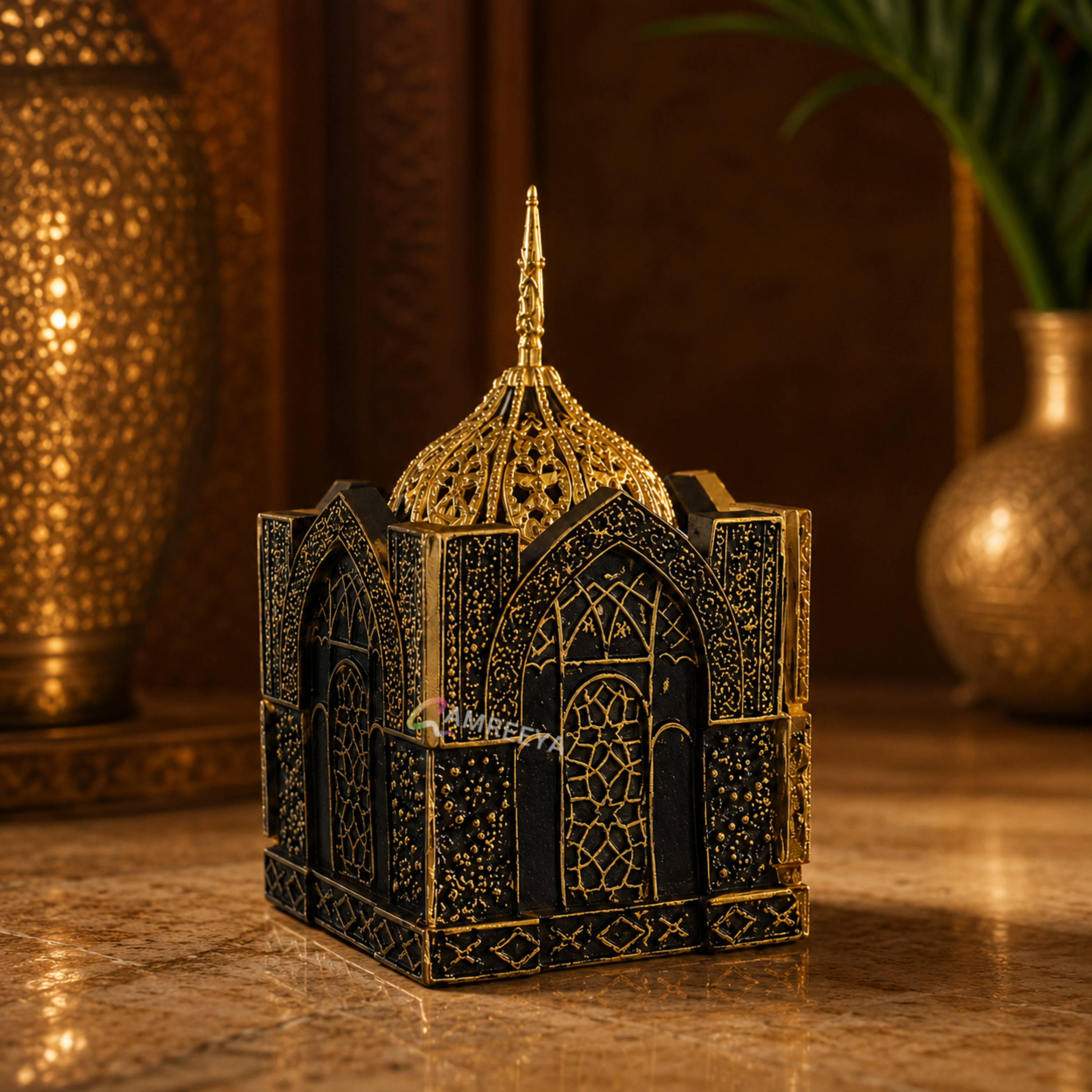 Imported Luxury Palace Bakhoor Burner – Premium Arabic Incense Burner | Decorative Oud Burner for Home, Office & Gifting