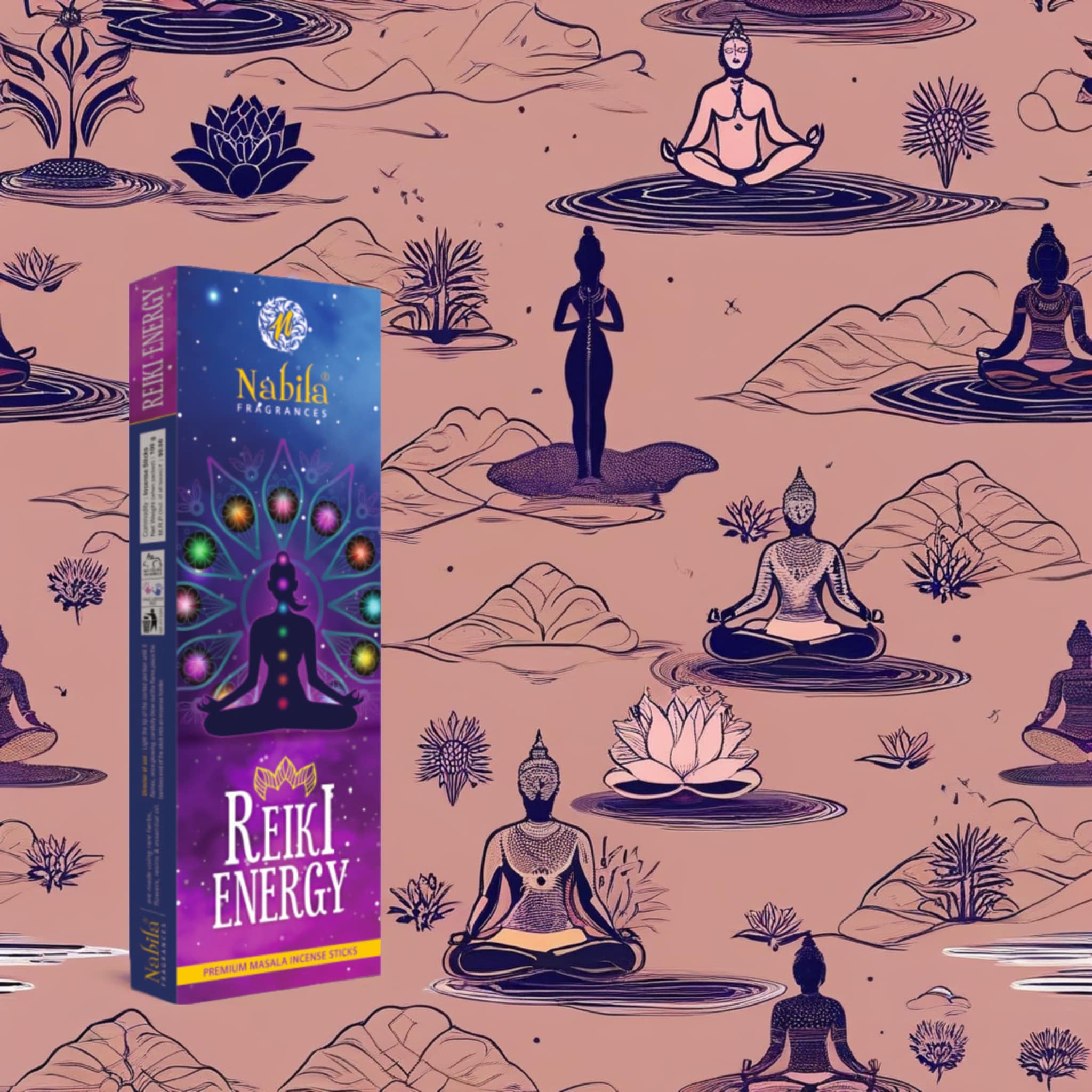 Amreeya Reiki Energy Masala Incense Sticks.