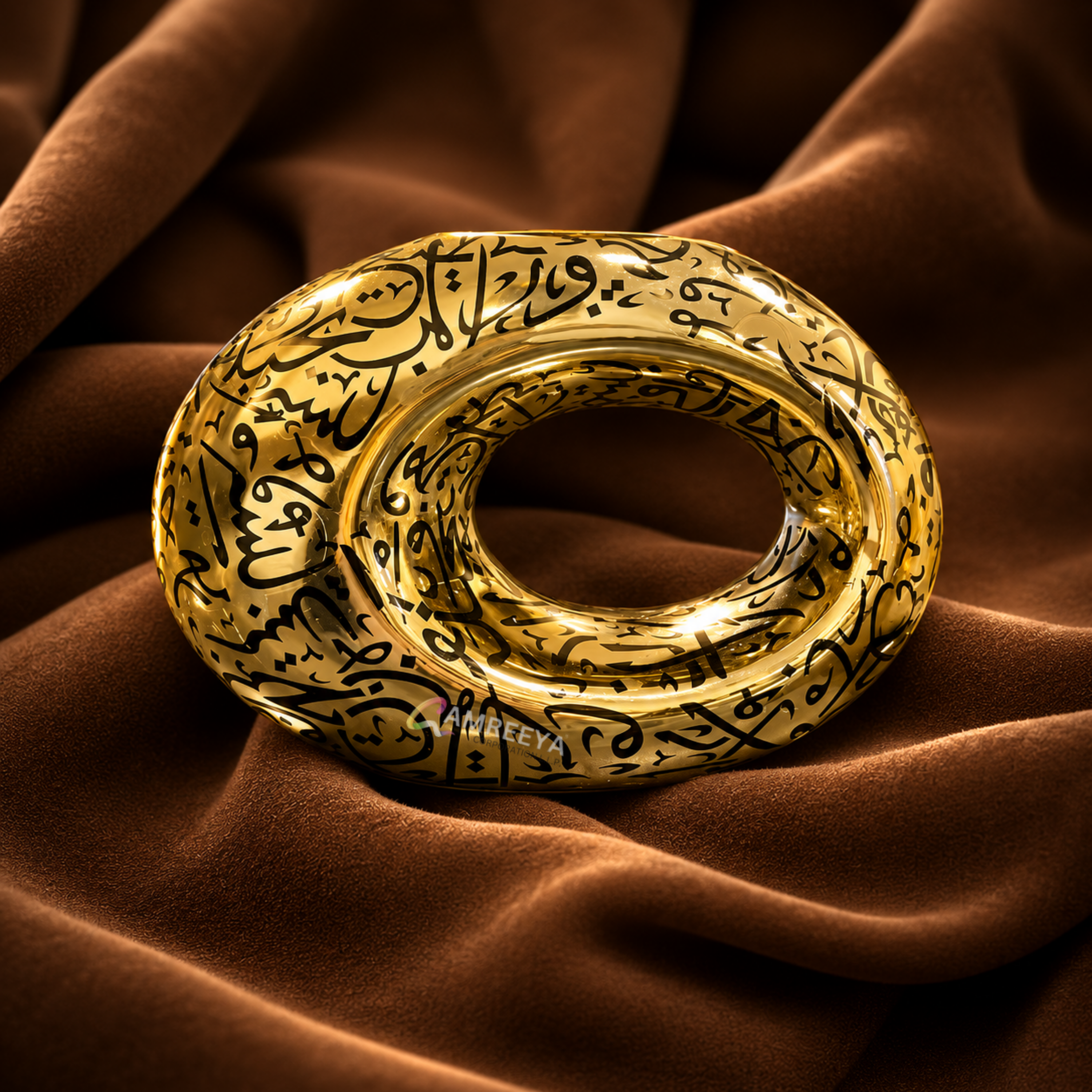 Imported Dubai Future Museum Bakhoor Burner | Premium UV Gold Plated Arabic Bakhoor Burner | Luxury Incense Burner