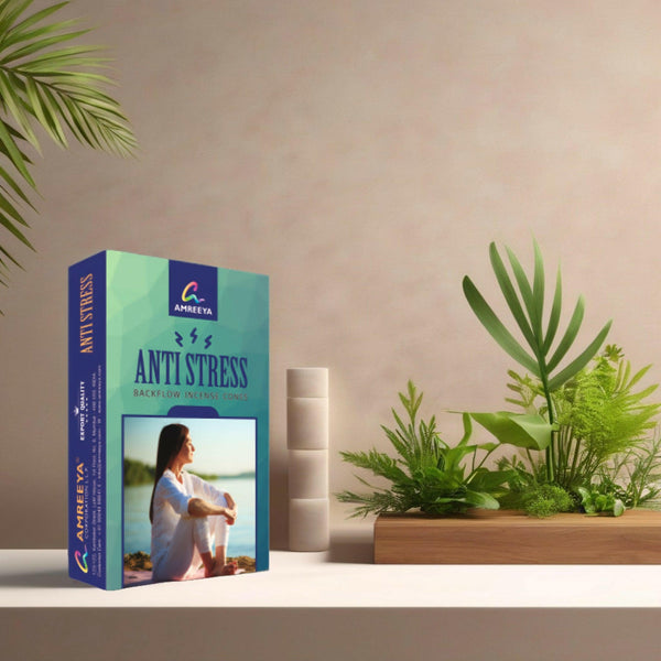 Amreeya Anti-Stress Backflow Incense Cones - 10 Cone/ Box - Pack of 2