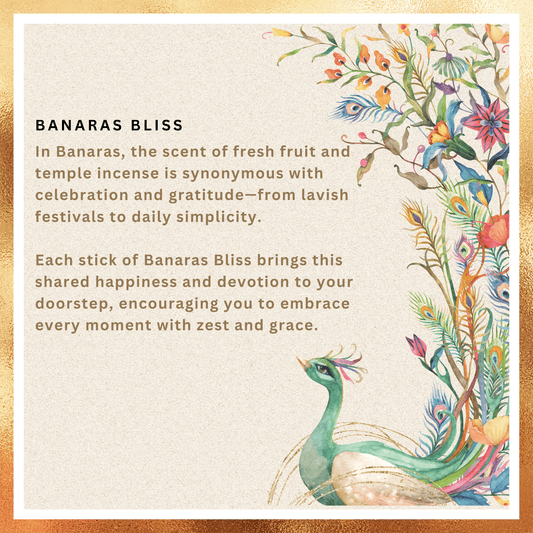 Amreeya Rasa Veda Collection – Banaras Bliss Premium Masala Incense Sticks – Pack of 2