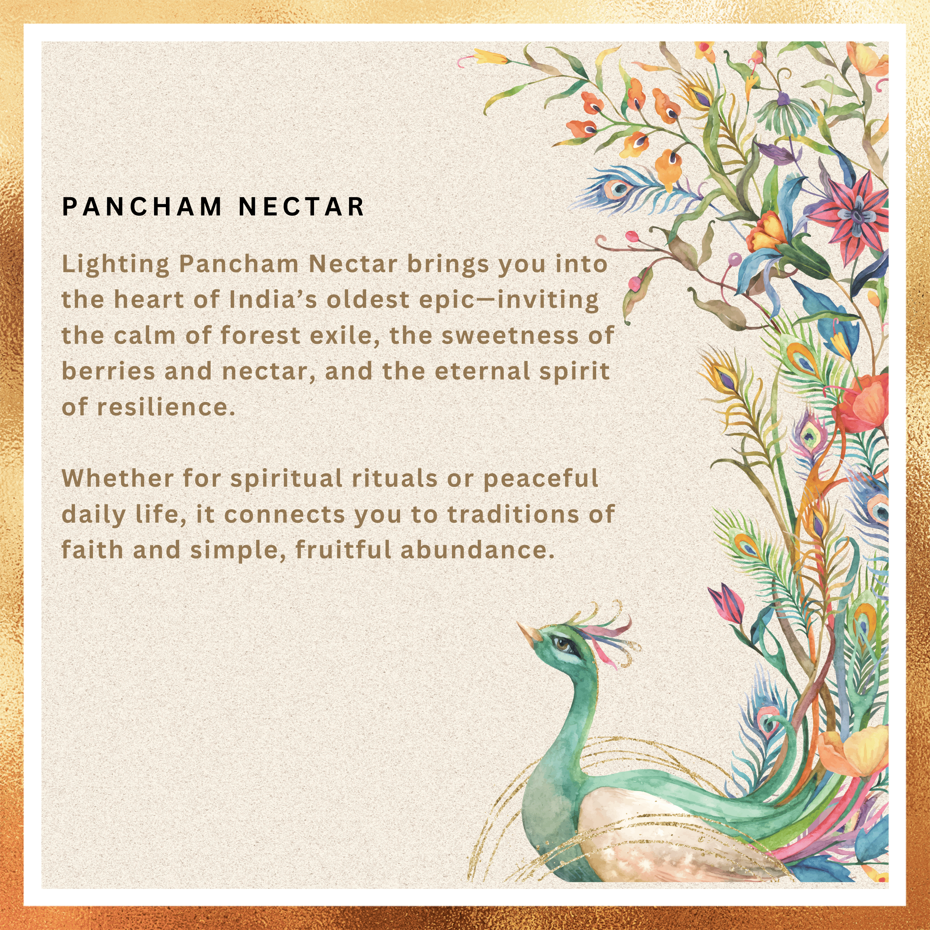 Amreeya Rasa Veda Collection – Pancham Nectar Premium Fruity Incense Sticks - Pack of 2