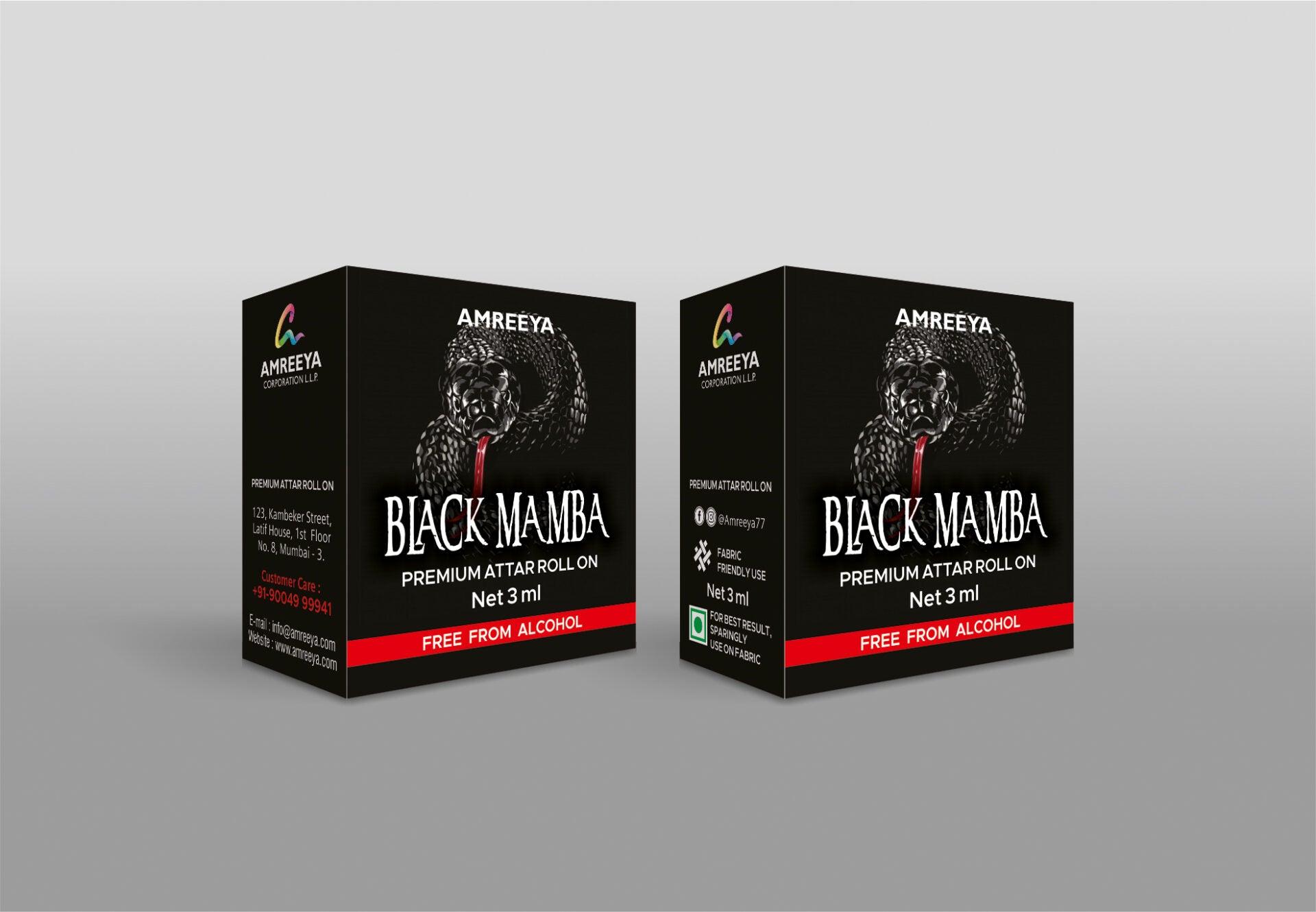 Amreeya Black Mamba Attar - 6ml