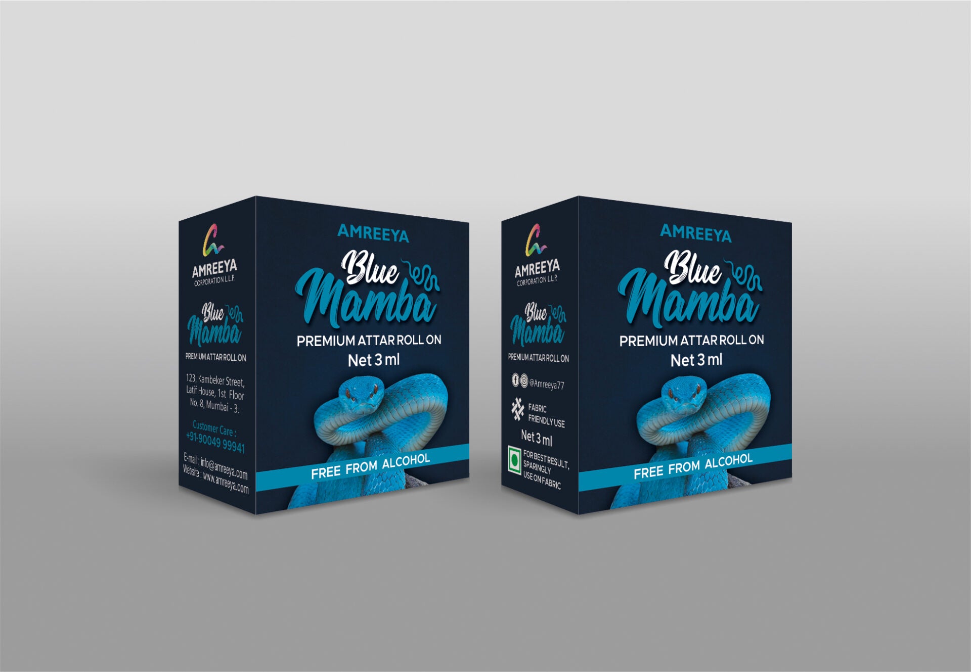 Amreeya Blue Mamba Attar - 6ml