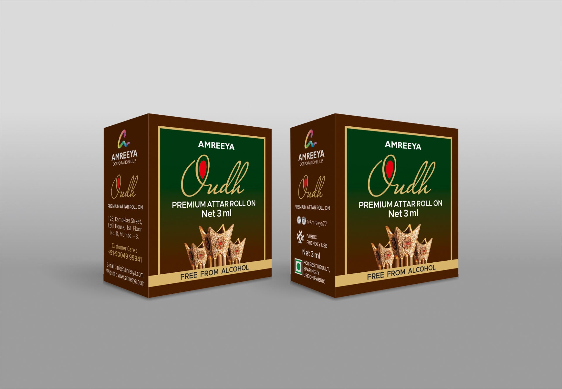 Amreeya Oud Attar - 6ml.