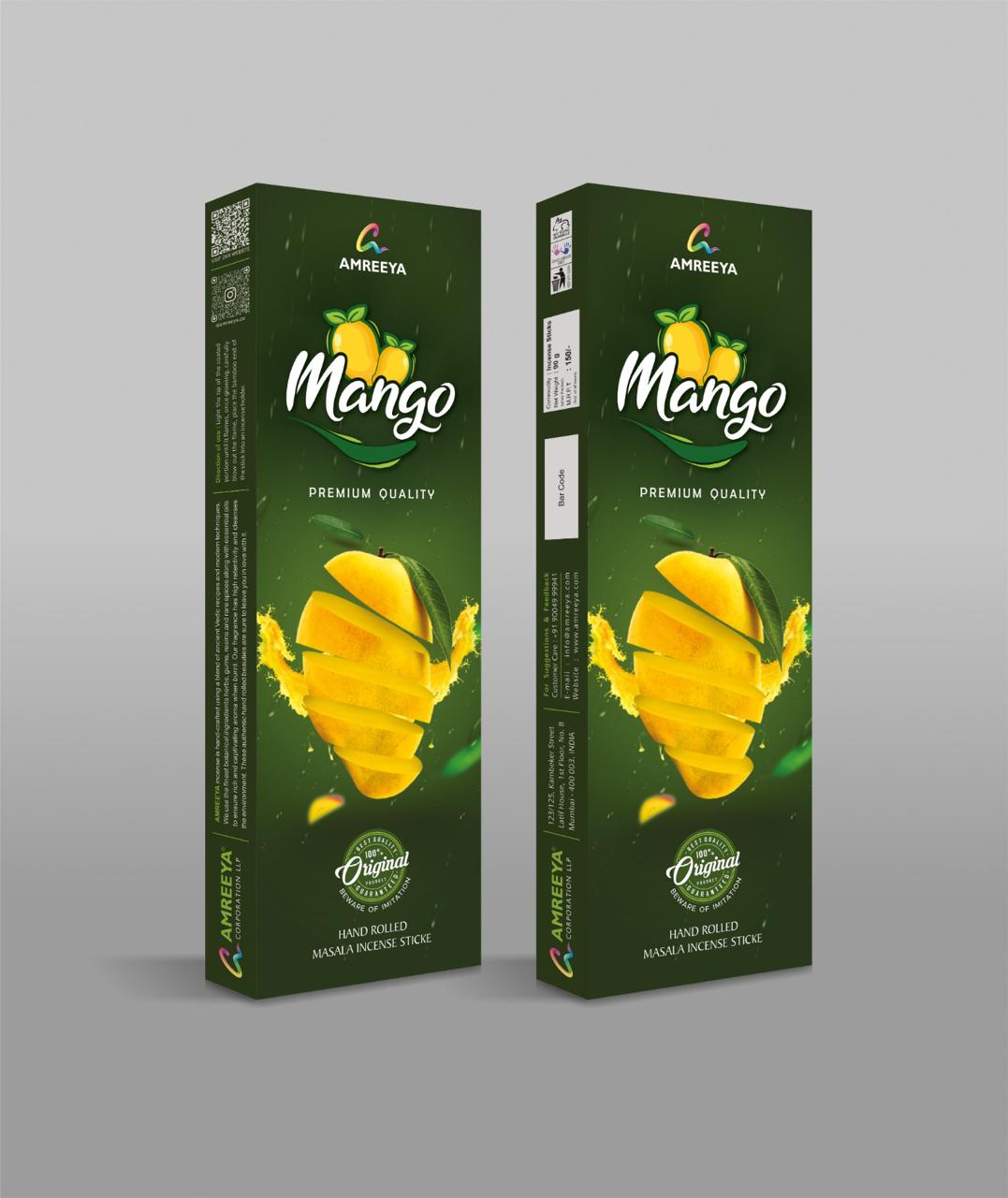 Amreeya Mango Premium Incense Sticks - 90 Grm.